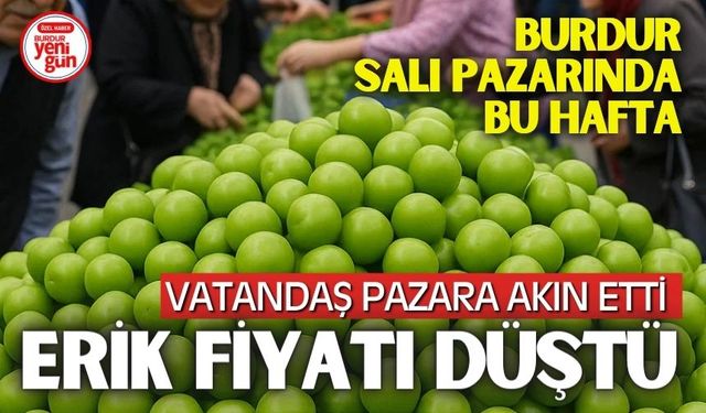 Erik Fiyatı Düştü, Vatandaş Pazara Akın Etti