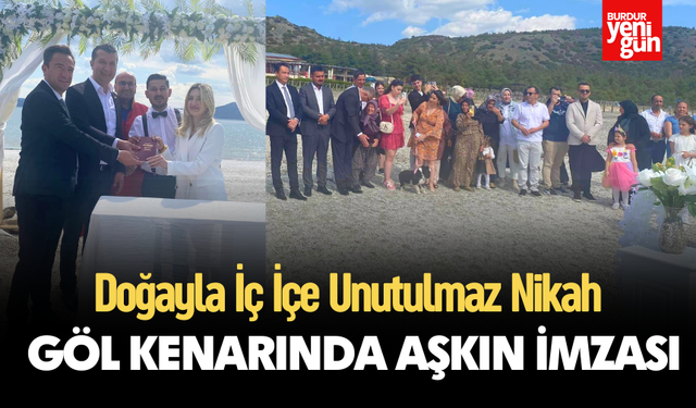 Salda Gölü’nde Evet Dediler: Doğayla İç İçe Unutulmaz Nikah