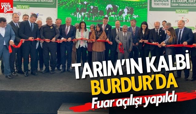 Tarım'ın Kalbi Burdur'da Fuar