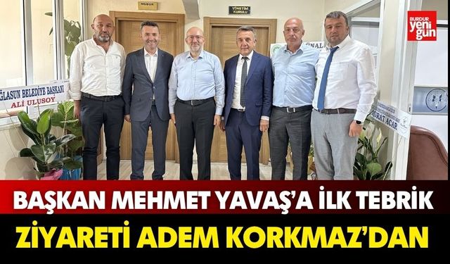 Mehmet Yavaş’a İlk Tebrik Ziyareti Adem Korkmaz’dan
