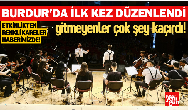 Burdur’da İlk Kez Düzenlenen Korolar Buluşması Müzik Şölenine Dönüştü