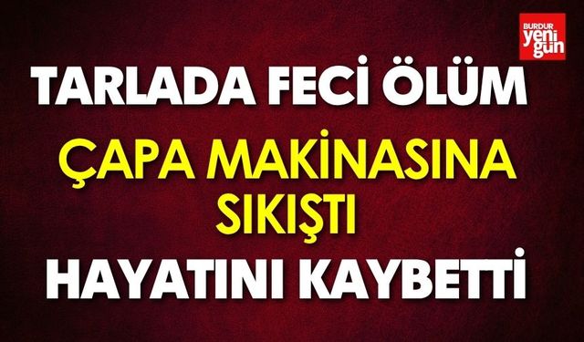 Komşuda Feci Kaza: Çapa Makinesine Sıkıştı