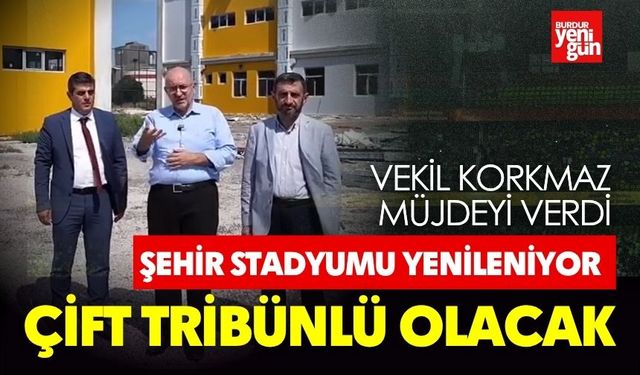 Burdur'da Şehir Stadyumu Yenileniyor