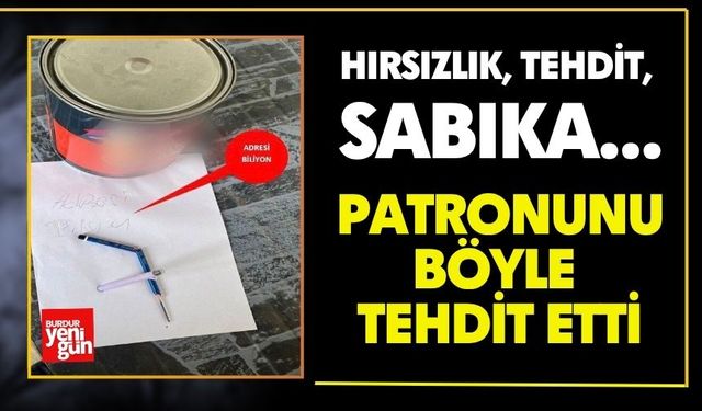Patronunu Böyle Tehdit Etti