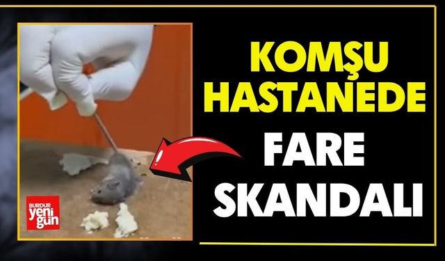 Komşu Hastanede Fare Skandalı