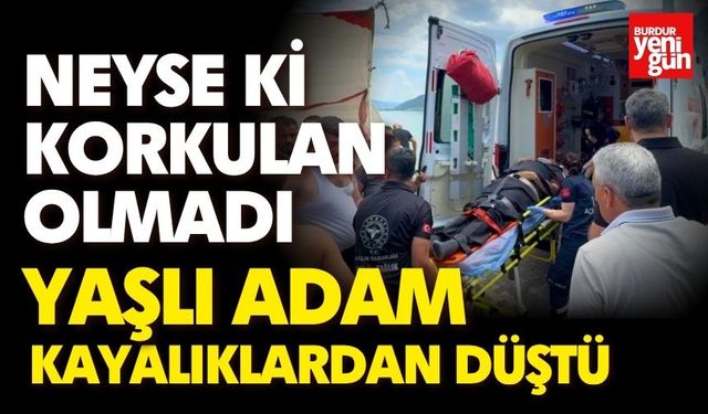 Yaşlı Adam Kayalıklardan Düştü