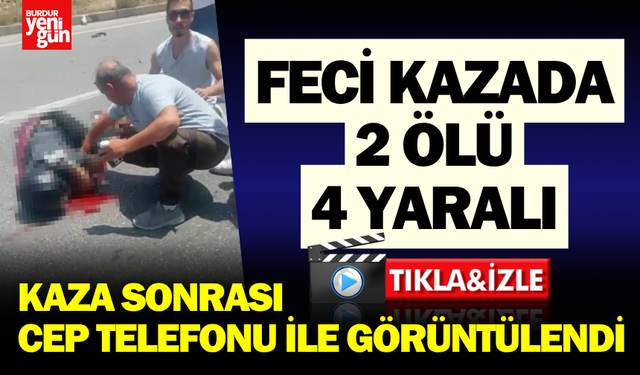 Antalya'da Kemer yolunda feci kaza: 2 ölü, 4 yaralı