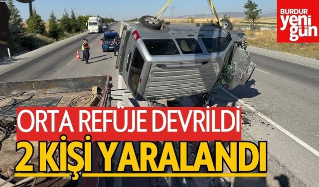 Orta Refüje Devrildi, 2 Kişi Yaralandı