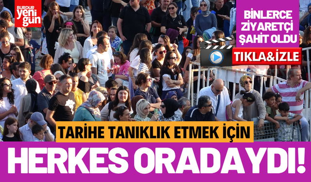 Burdur Sagalassos'ta tarihi kalabalık!