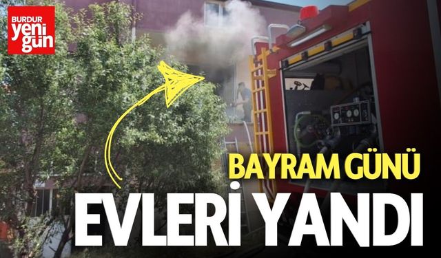 Bayram Günü Evleri Yandı