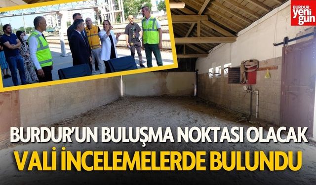 Burdur’un Yeni Buluşma Noktası Yolda! Vali Bilgihan İnceleme Yaptı