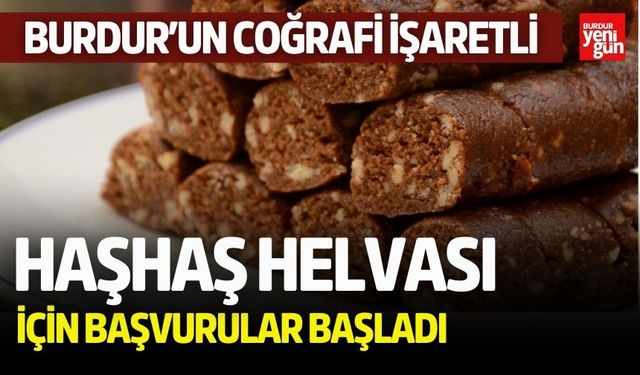 Coğrafi İşaretli Haşhaş Helva İçin Başvurular Başladı