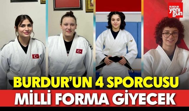 Burdur’un 4 Sporcusu Milli Forma Giyecek