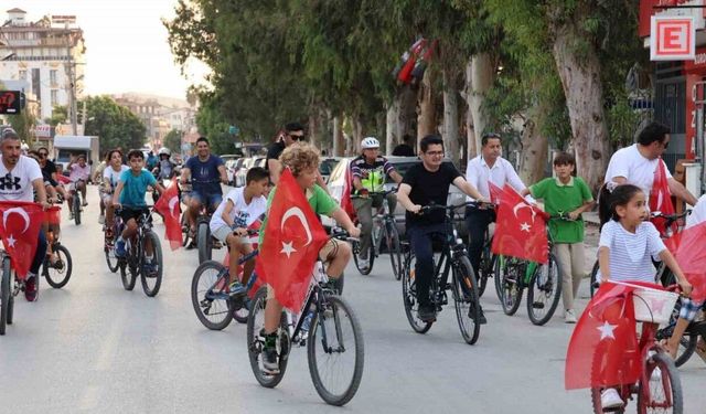 Arsuz’da bisiklet turu düzenlendi