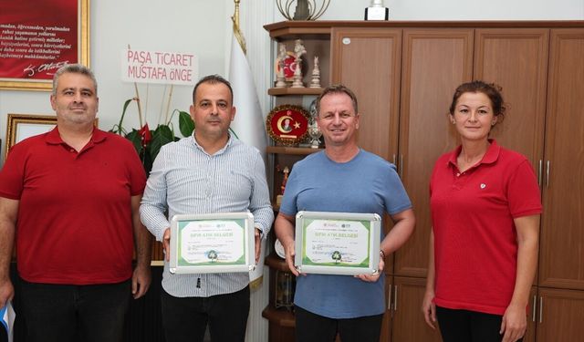Gülnar Belediyesi yeni birimlere 'Sıfır Atık Belgesi' aldı
