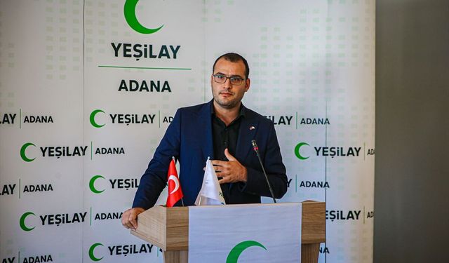 Yeşilay Adana Şubesi Başkanı Yıldırım, basınla buluştu