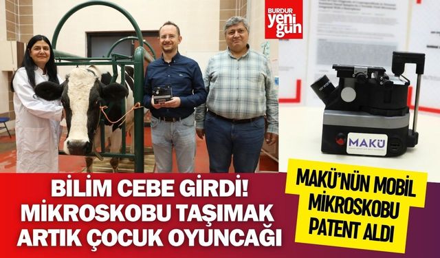 MAKÜ’nün Mobil Mikroskobu Patent Aldı