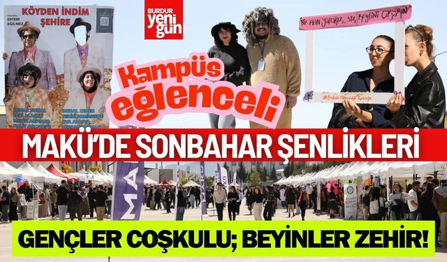 MAKÜ’de sonbahar şenlikleri ve topluluk tanıtım günleri başladı