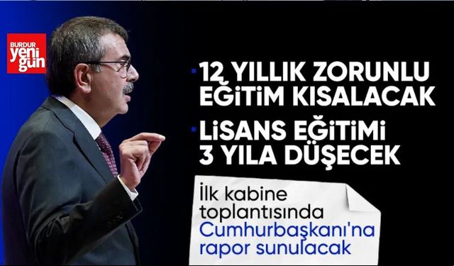 Yusuf Tekin açıkladı: 12 yıllık zorunlu eğitim kısalıyor