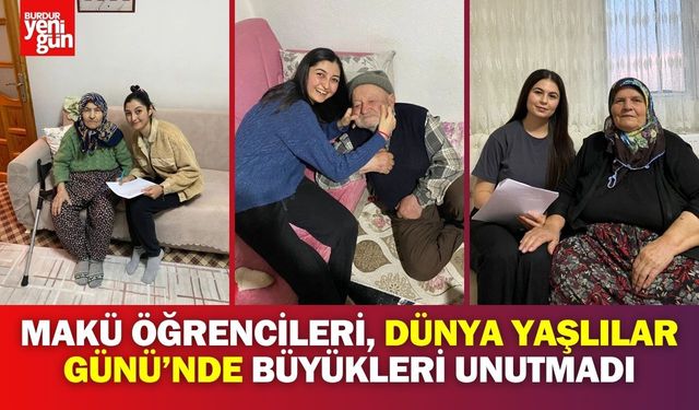 MAKÜ, Dünya Yaşlılar Günü’nde büyükleri unutmadı