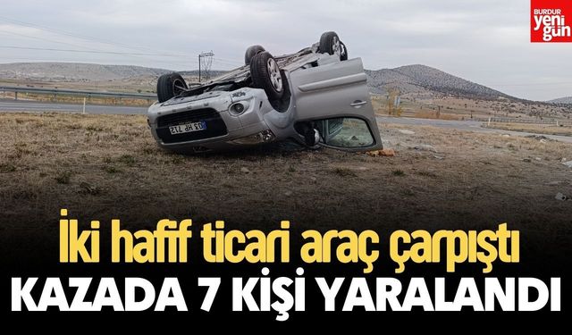 İki Araç Çarpıştı: 7 Kişi Yaralandı