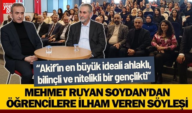 Mehmet Ruyan Soydan’dan öğrencilere ilham veren söyleşi