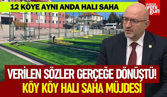 Burdur’da Halı Saha Seferberliği! Gençlere Verilen Sözler Tek Tek Tutuluyor