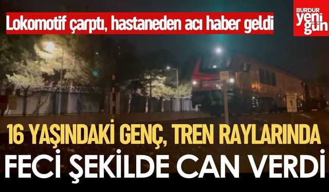 16 Yaşındaki Genç Rayların Üzerinde Can Verdi