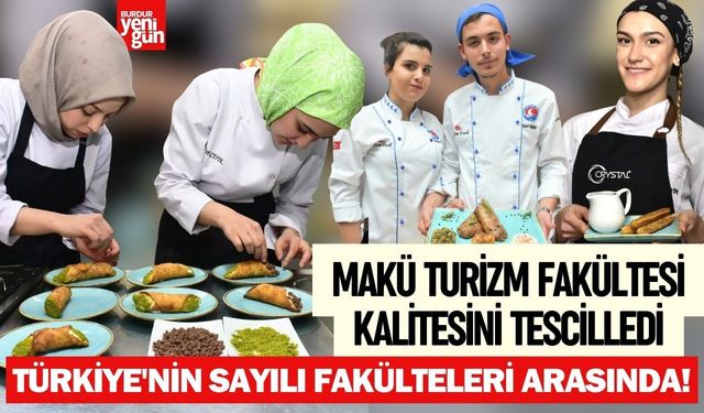 MAKÜ Turizm Fakültesi’nde Gurur Tablosu: Tüm Bölümlere 6 Yıllık Tam Akreditasyon!