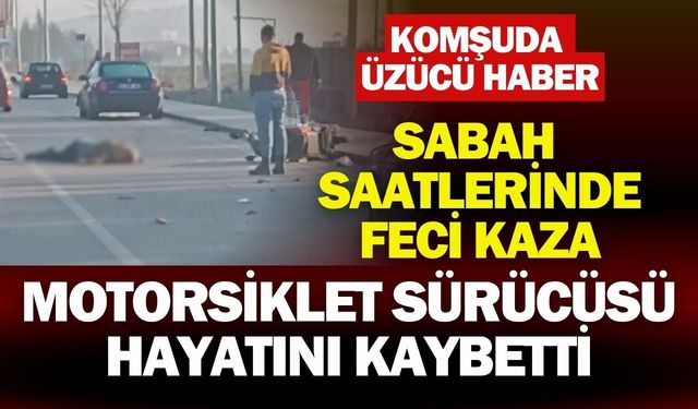 Isparta'da Motorsiklet Sürücüsü Hayatını Kaybetti