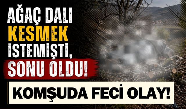 Ağaç Dalı Kesmek İstemişti, Sonu Oldu!
