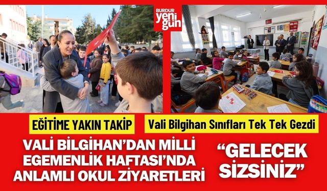 Vali Bilgihan Öğrencilerle Buluştu: “Gelecek Sizsiniz”