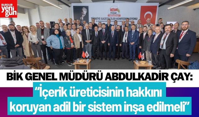 Genel Müdür Çay: “İçerik üreticisinin hakkını koruyan adil bir sistem inşa edilmeli”
