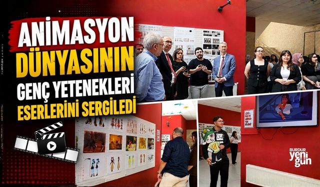 Animasyon dünyasının genç yetenekleri eserlerini sergiledi
