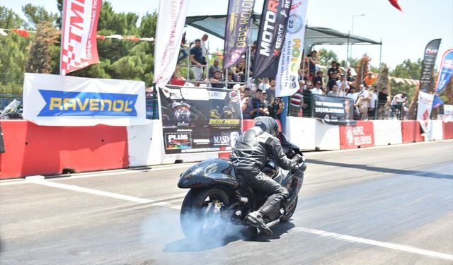 Antalya'da Türkiye Motodrag Şampiyonası'nın ikinci ayak yarışları tamamlandı