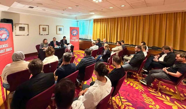 DTO heyetindeki Denizlili iş insanlarına Polonya pazarı tanıtıldı
