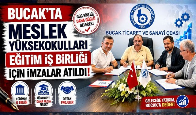 BUCAK’TA MESLEK YÜKSEKOKULLARI EĞİTİM İŞ BİRLİĞİ İÇİN KRİTİK TOPLANTI