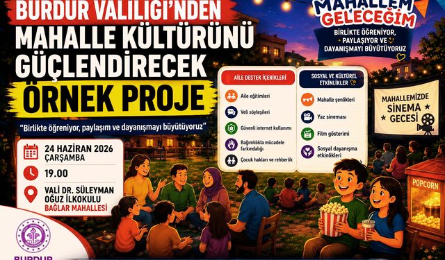 Mahallem Geleceğim Etkinliği Bağlar Mahallesi’nde Düzenlenecek
