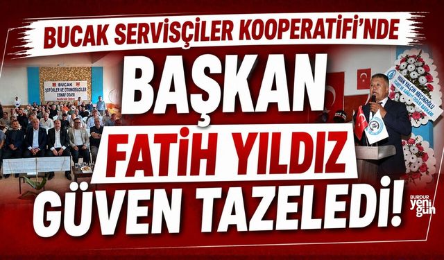 BAŞKAN FATİH YILDIZ KONGREDE GÜVEN TAZELEDİ