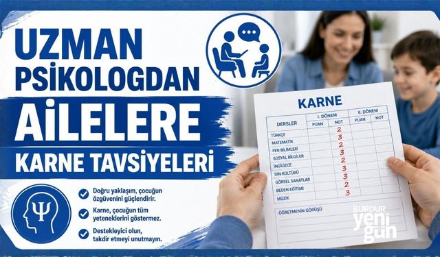 Uzmanından Velilere Karne Uyarısı!