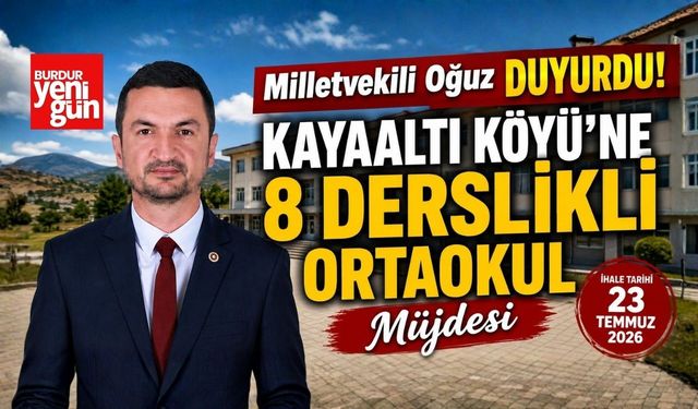 Kayaaltı Köyü'ne 8 Derslikli Ortaokul Müjdesi