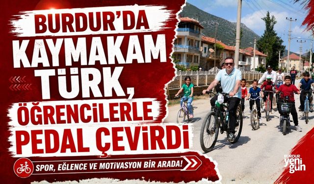Kaymakam, Öğrencilerle Birlikte Bisiklete Bindi!