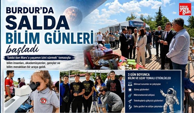 Burdur'da Salda Bilim Günleri Başladı