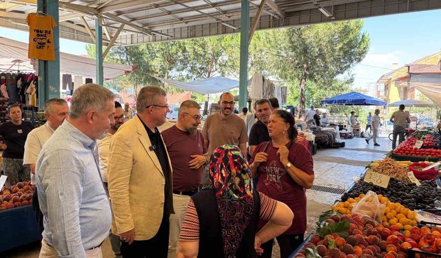 Denizli AK Parti Kayıhan Pazarının nabzını tuttu