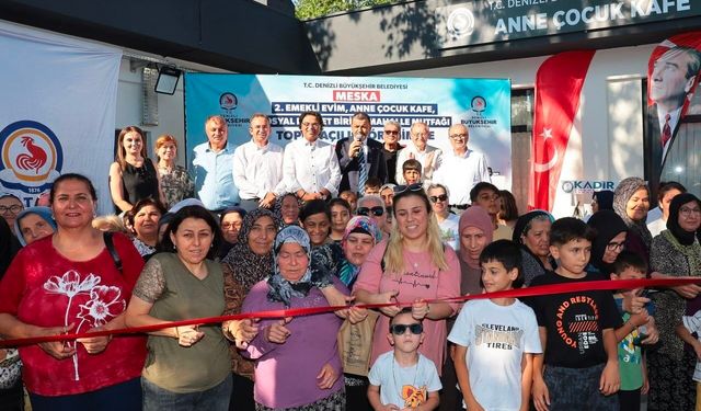 Denizli'de Toplumsal dayanışmanın yeni adresi Meska Sosyal Tesisi törenle açıldı
