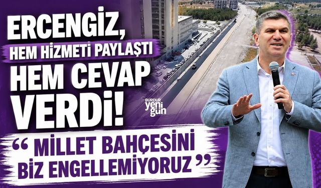 Ercengiz, Hem Hizmeti Paylaştı Hem Cevap Verdi!