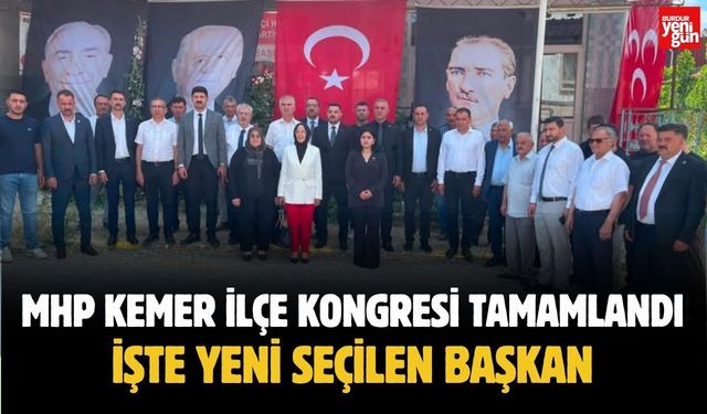MHP Kemer İlçe Kongresi Tamamlandı: İşte Yeni Seçilen Başkan