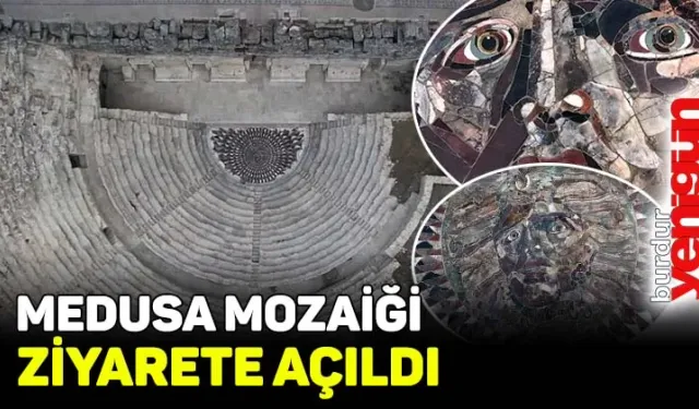 Medusa Mozaiği ziyarete açıldı