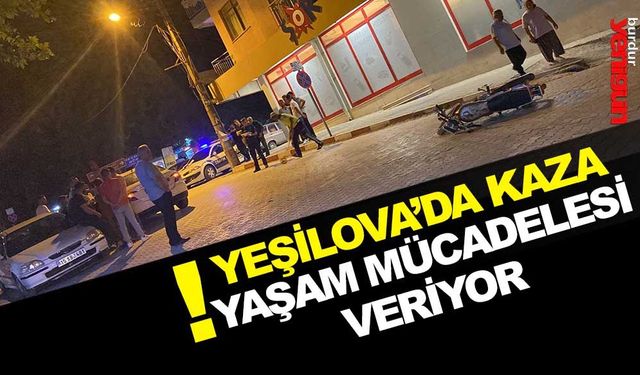 Burdur'daki kazada ağır yaralandı! Hastanede yaşam mücadelesi veriyor