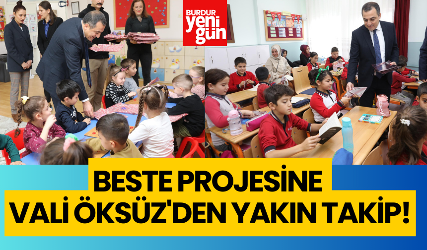 BESTE projesine Vali Öksüz'den yakın takip!